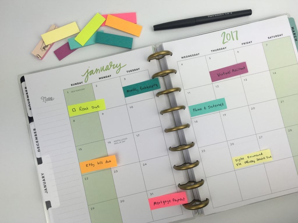 10 ways to plan using sticky notes all about planners