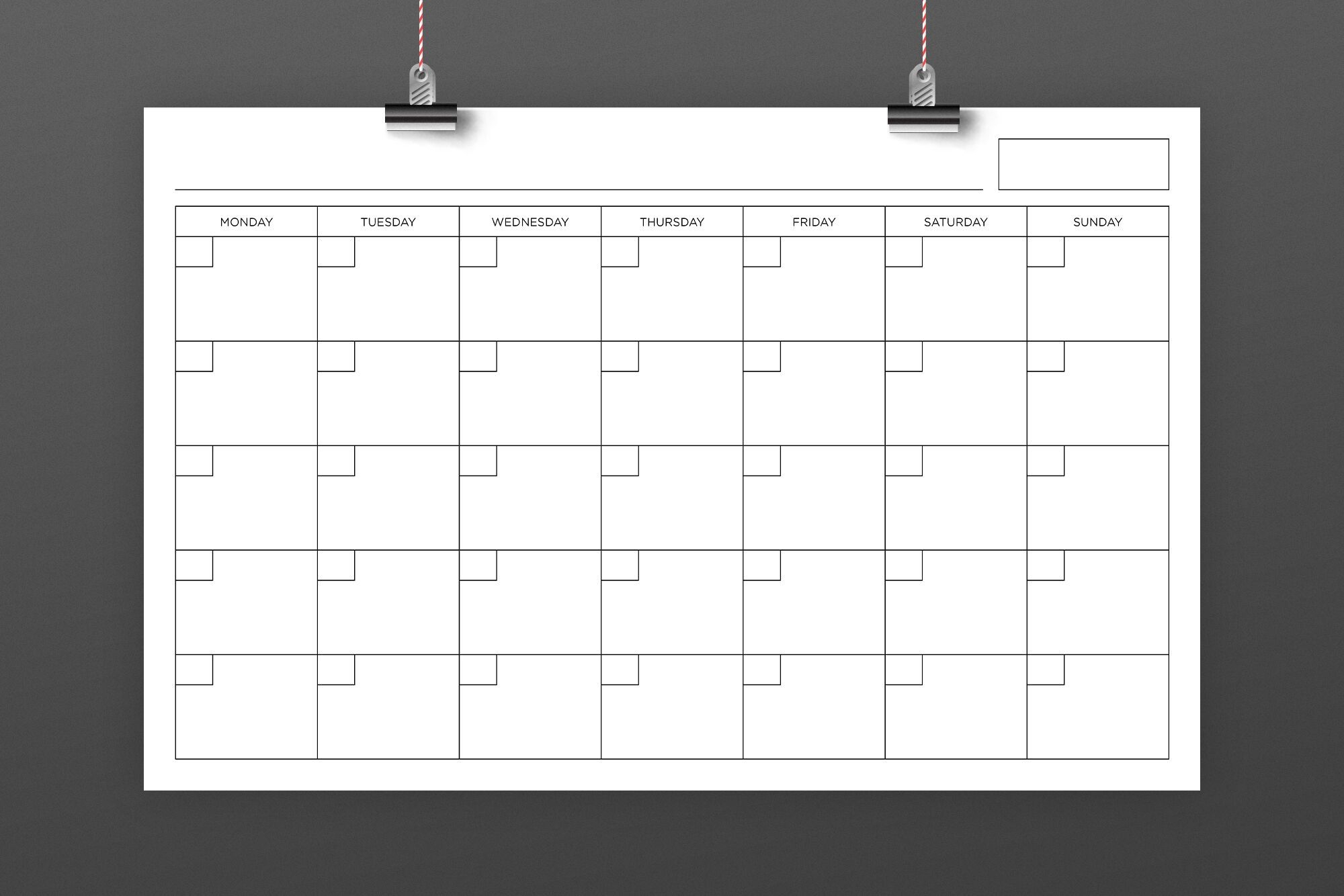 11x17 inch blank calendar page templaterunning with