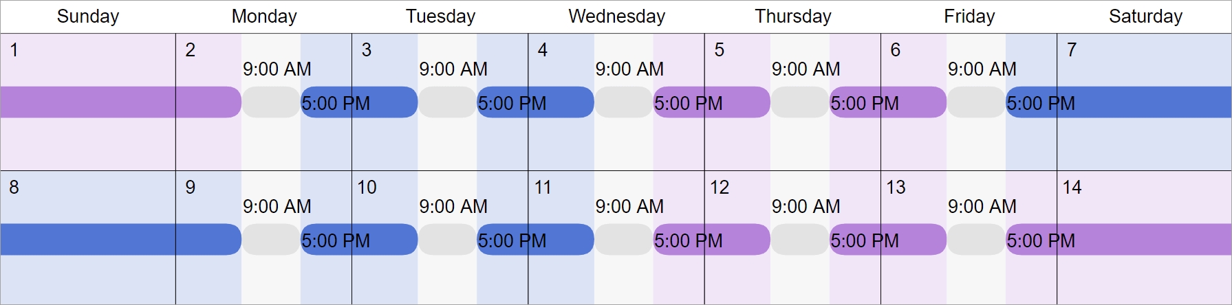 2 2 5 5 visitation schedule examples: how does it work?