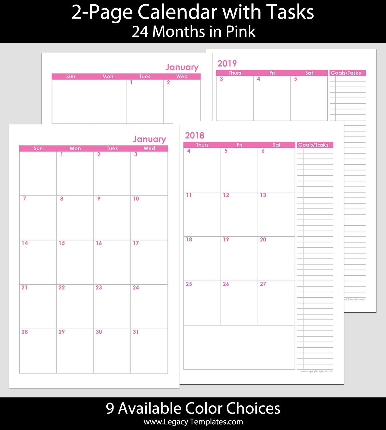 20 5 5 X 8 5 Planner Template In 2020 | Planner Template
