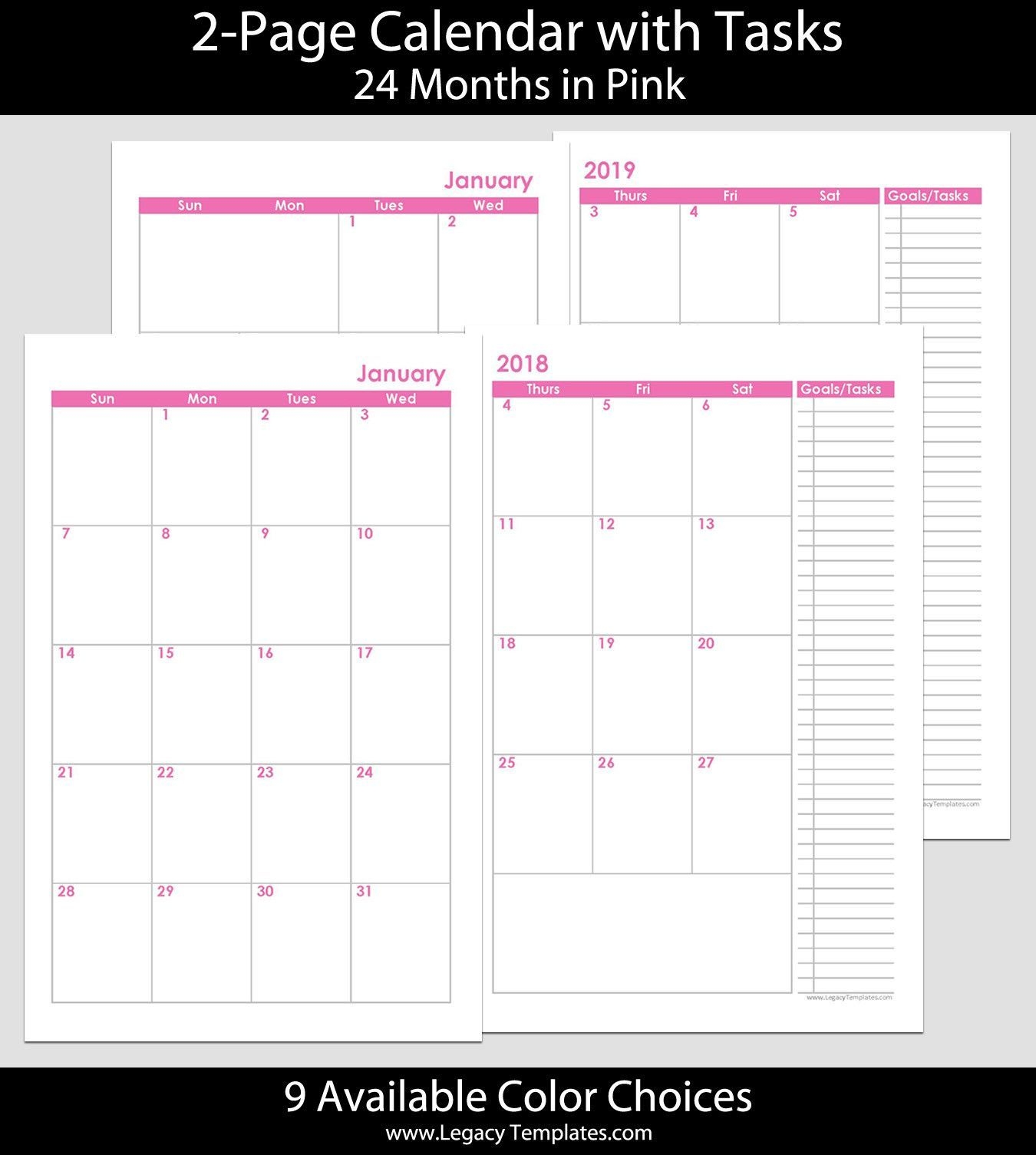 20 5 5 x 8 5 planner template in 2020 | planner template