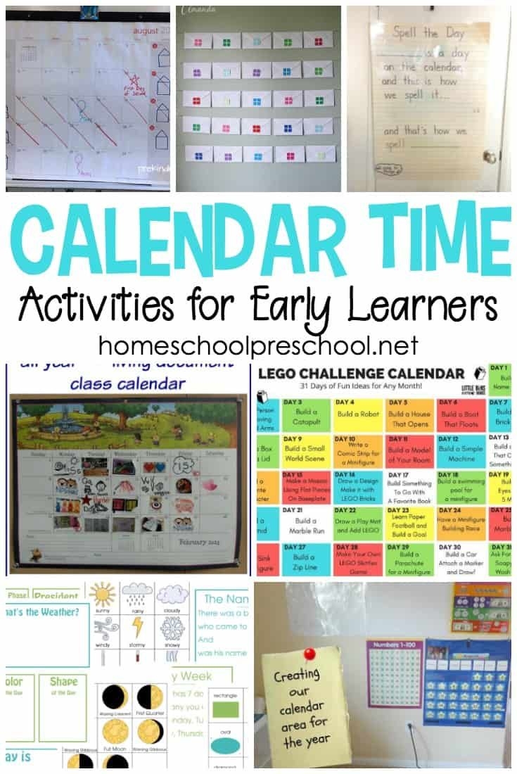 20 Calendar Time Activities For Kindergarten And Preschool