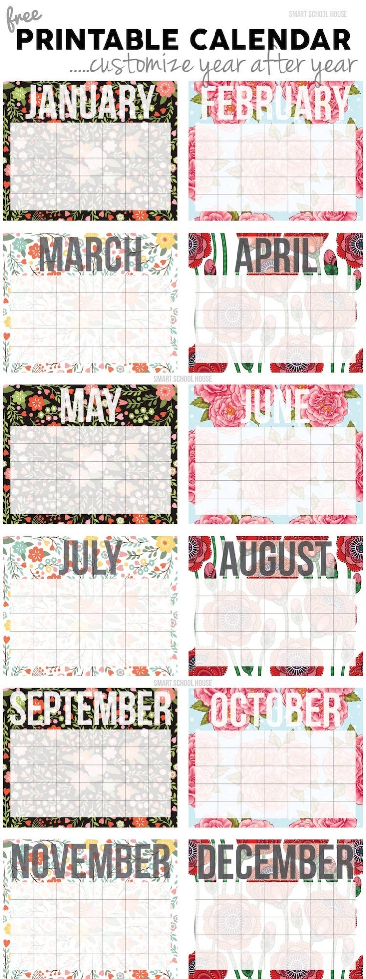 20 Free Printable Calendars For 2020 Yesmissy