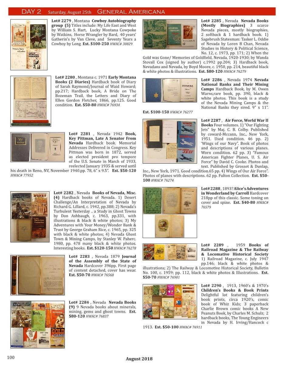 2018 August Auction Catalog Flip Book Pages 101 150 | Pubhtml5