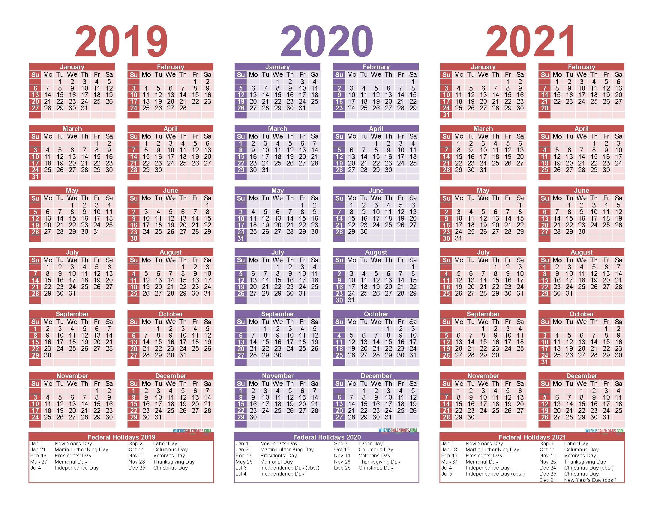 5 Year Calendar Pdf - Example Calendar Printable