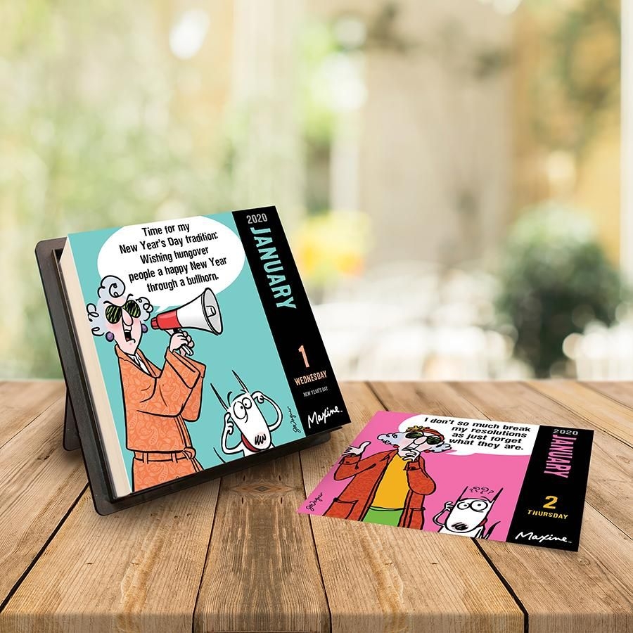 2020 maxine daily humor officially licensed daily desktop 365 calendar walmart