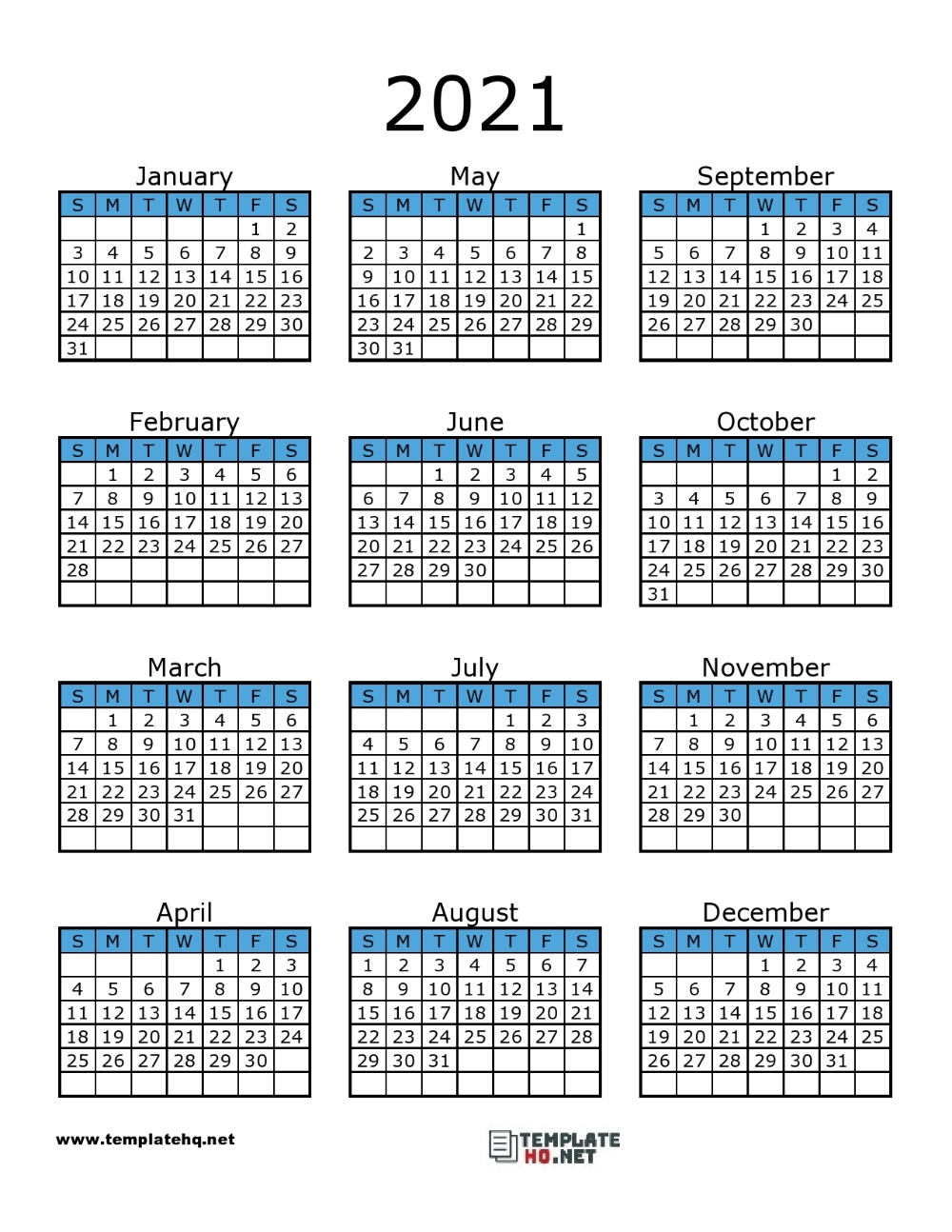 2021 Calendar Printable 04 In 2020 | Calendar Printables