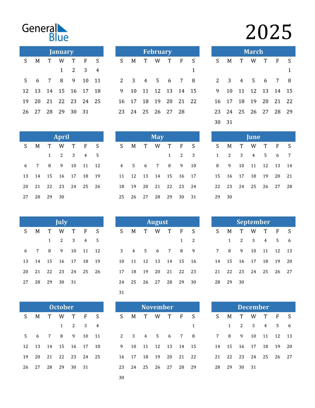 2025 Calendar By Month Excel Form