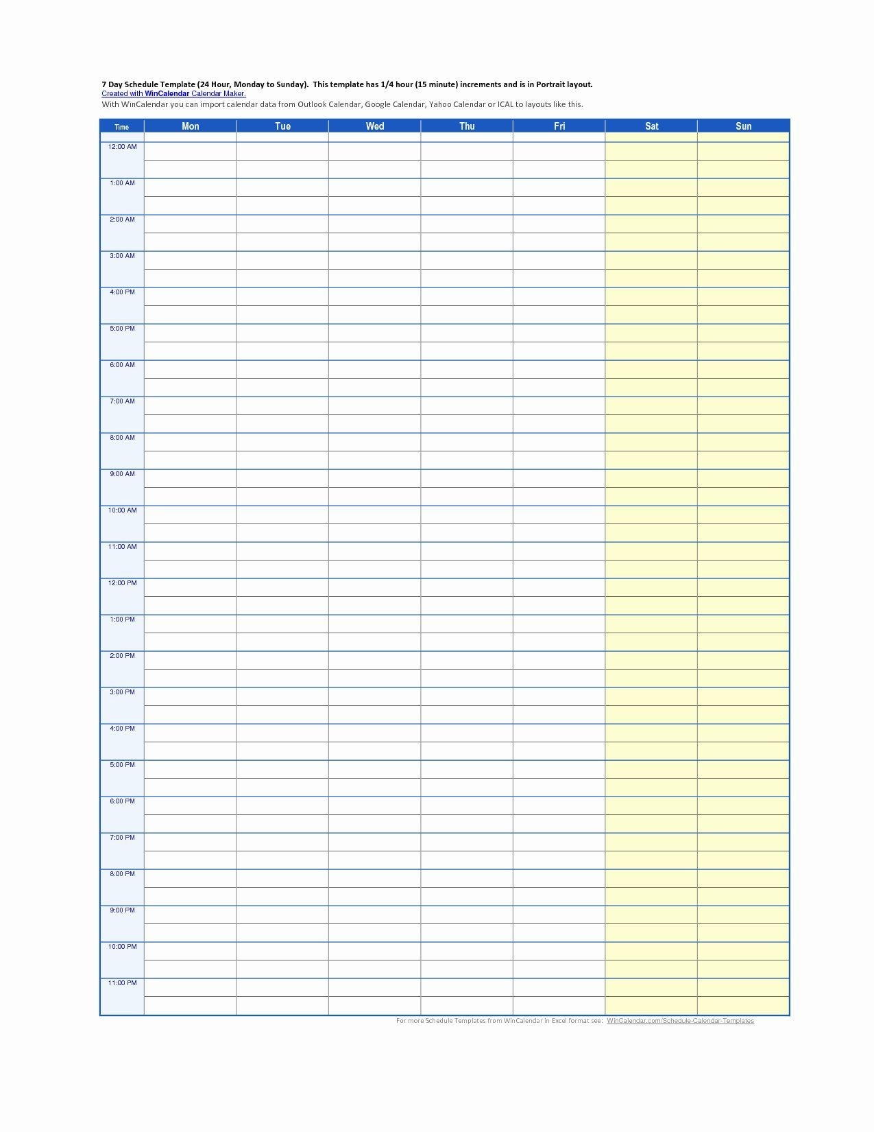 24 hour planner template awesome 24 hour day schedule