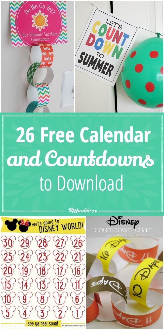 26 free calendar and countdowns to download for may