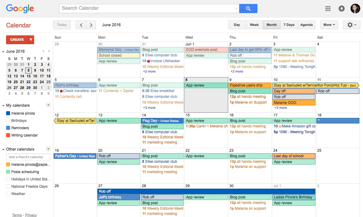 3 ways to create your project manager calendar