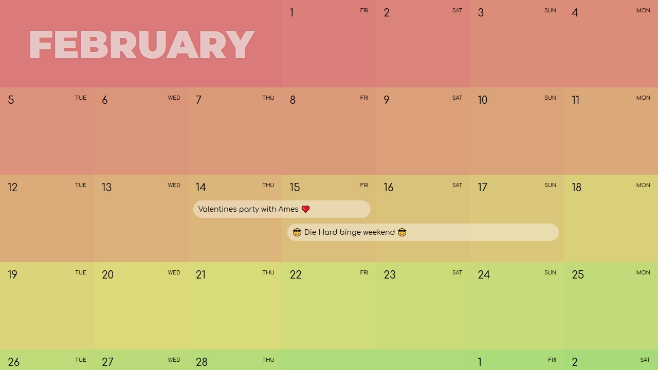 39 Css Calendars