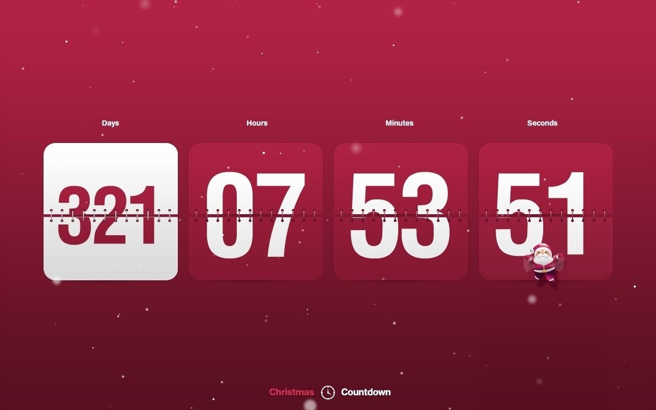 countdown desktop widget