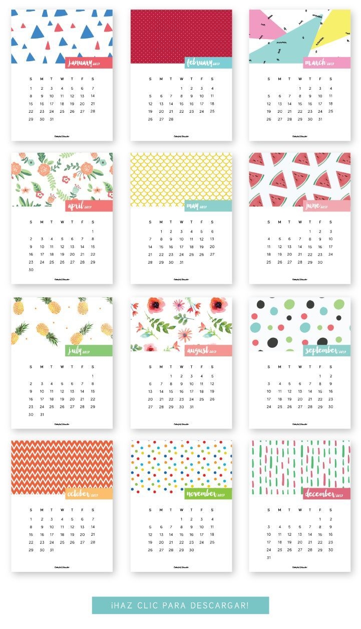 4x6 monthly printable planner calendar di 2020 | perencanaan