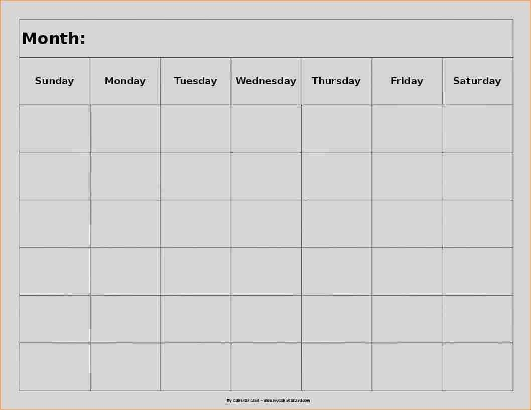 5 Week Calendar Template Five Moments That Basically Sum Up