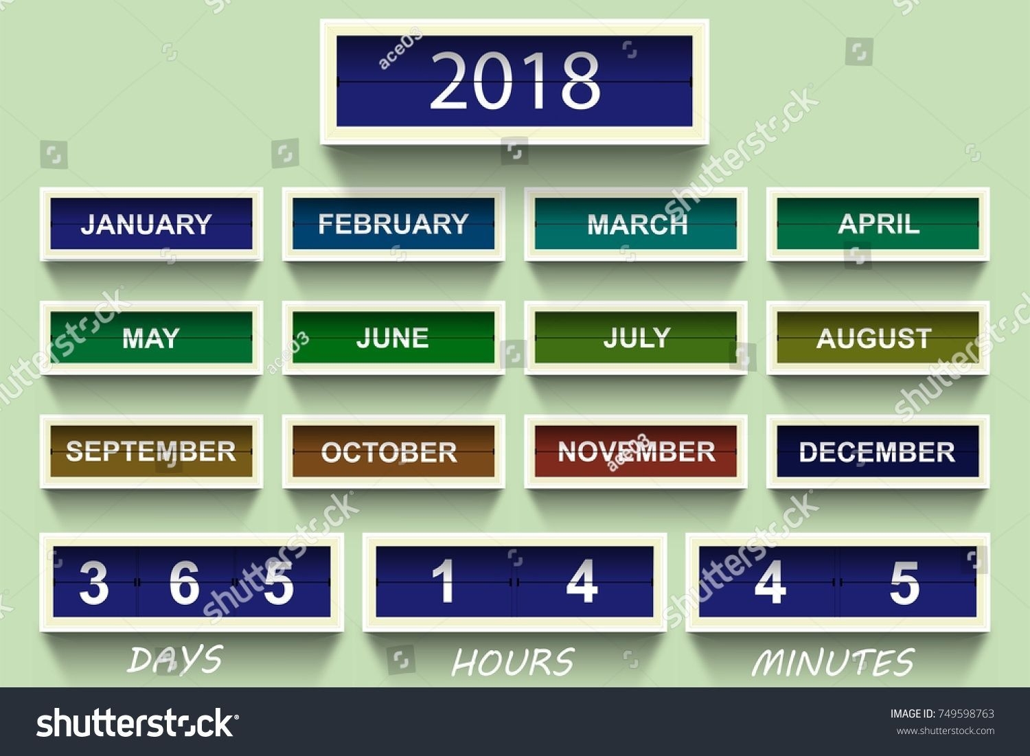 6 month countdown calendar in 2020 | countdown calendar