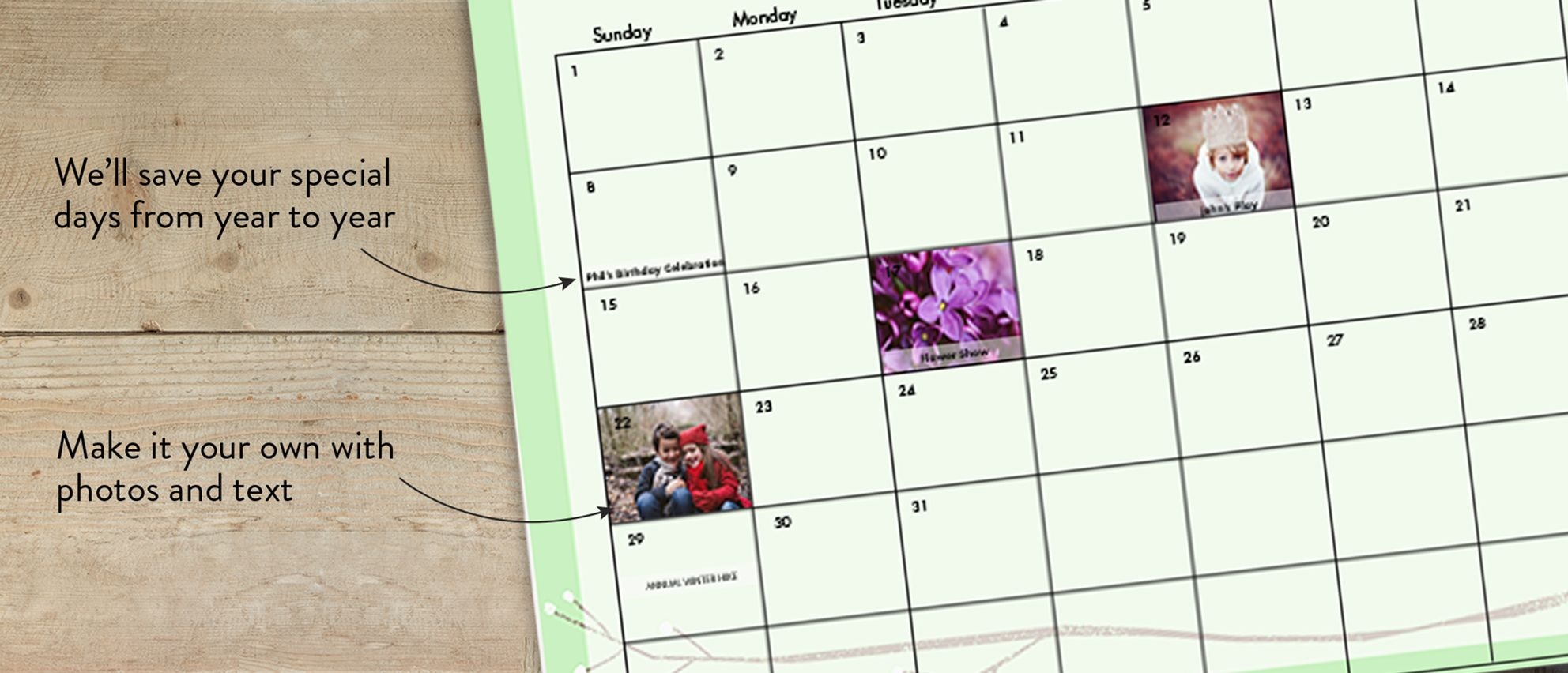 8 5x11 wall calendar