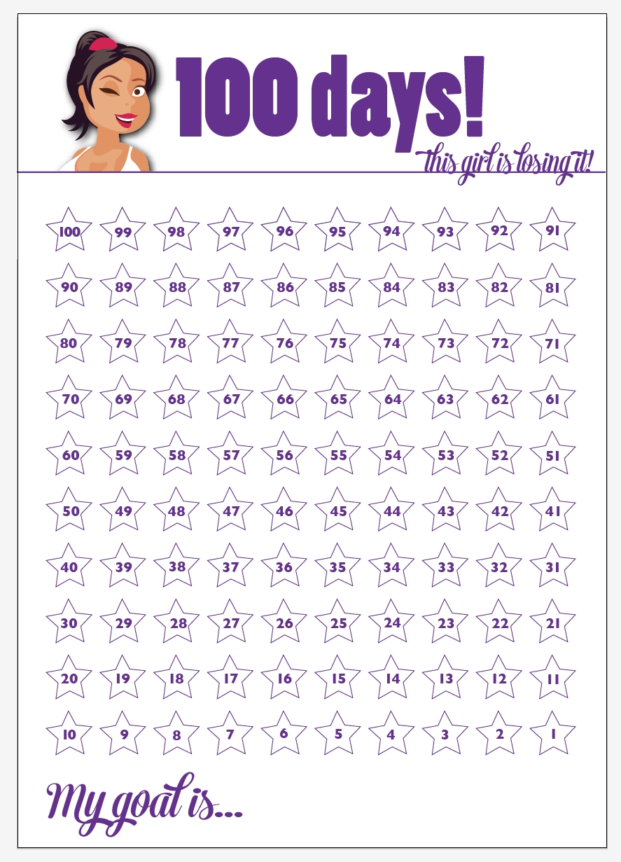 90 Day Countdown Calendar Printable