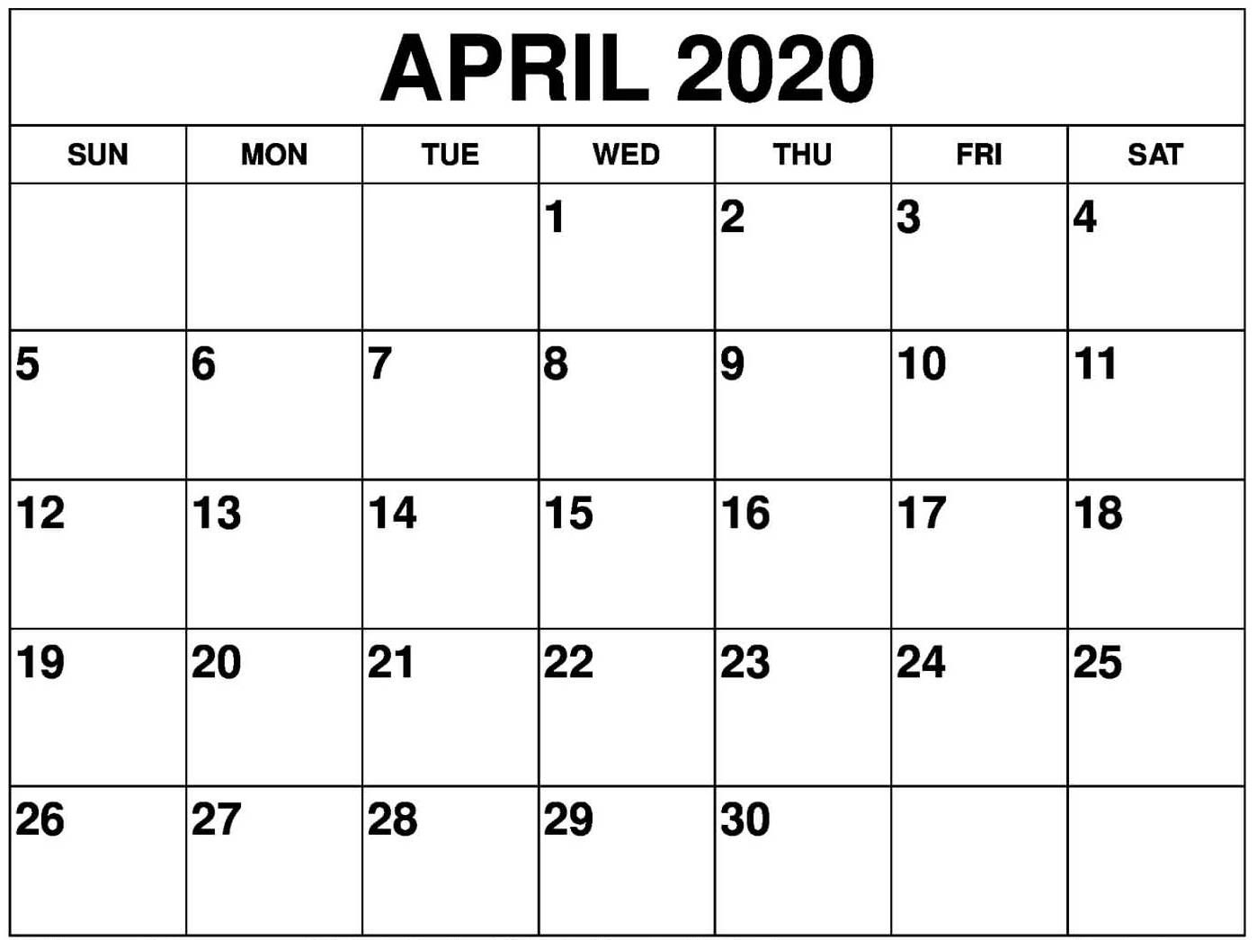 April 2020 Calendar Australia With Holidays Holidays And