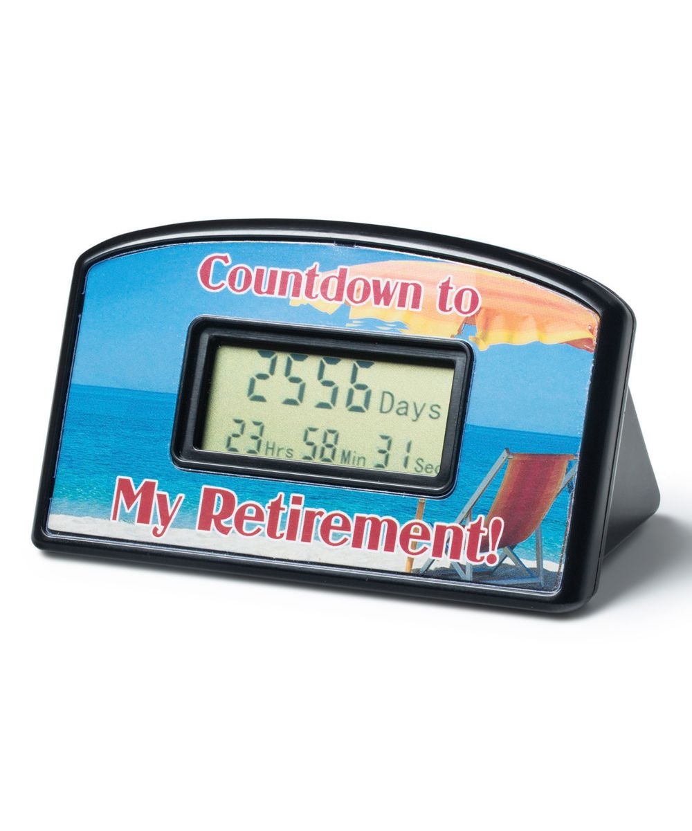 Bigmouth Inc Retirement Countdown Timer