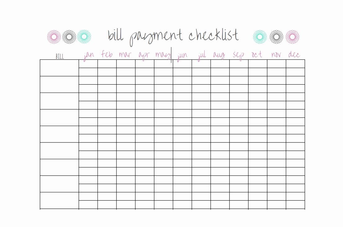 bill paying calendar template awesome 32 free bill pay