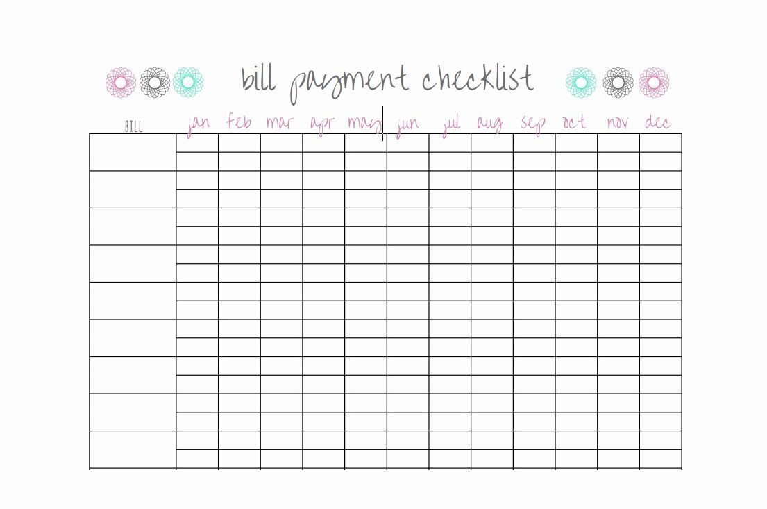 Bill Paying Calendar Template Awesome 32 Free Bill Pay