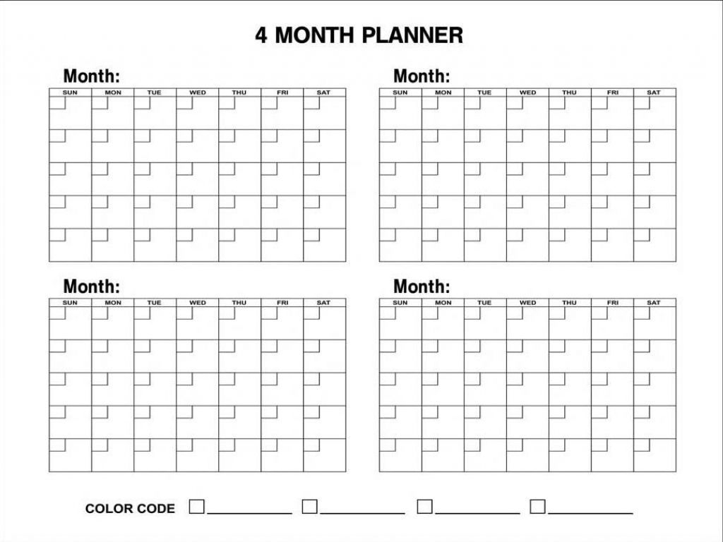 blank 4 month calendar 2018 | 2018 calendar template design