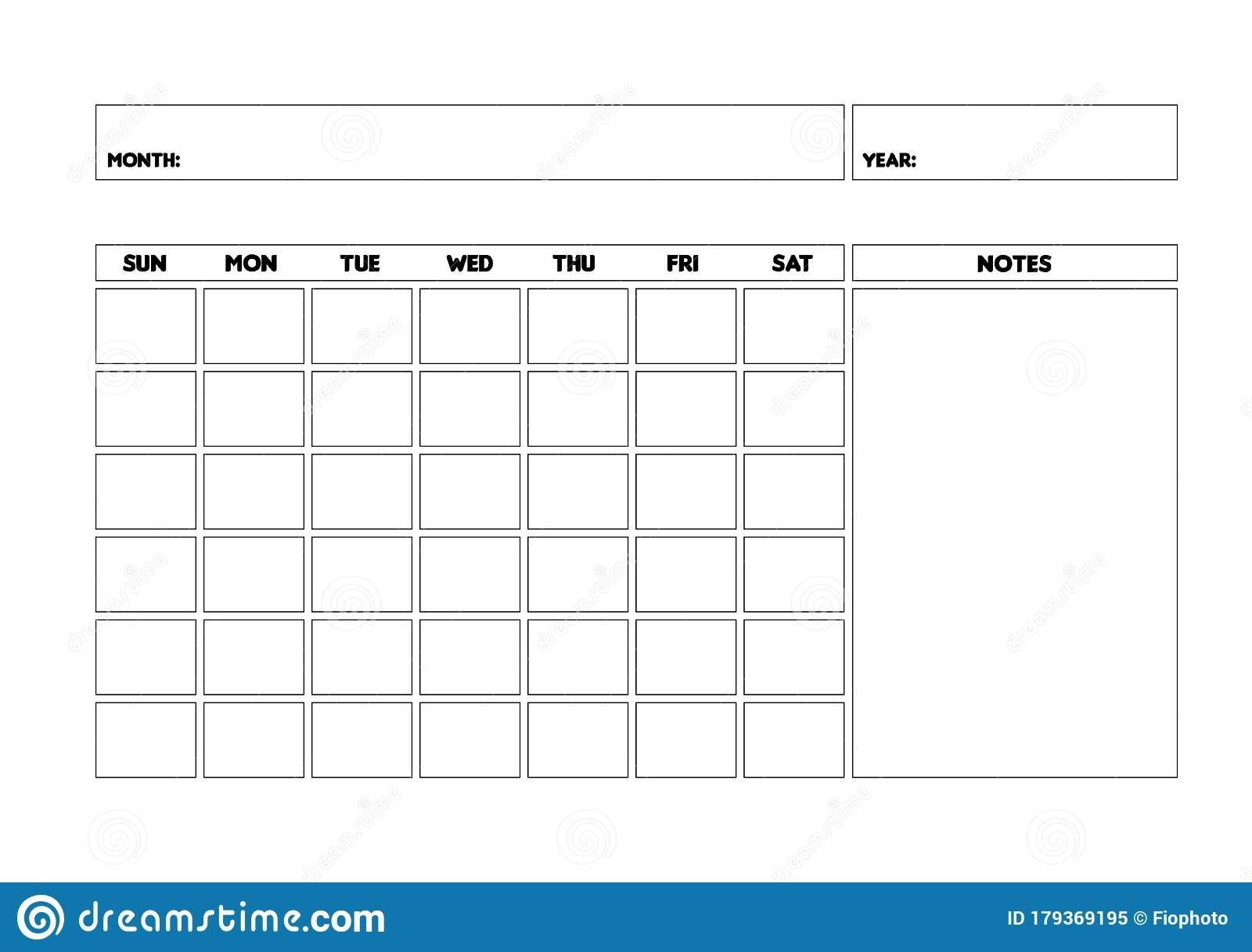 Free Printable Undated Calendar Example Calendar Printable