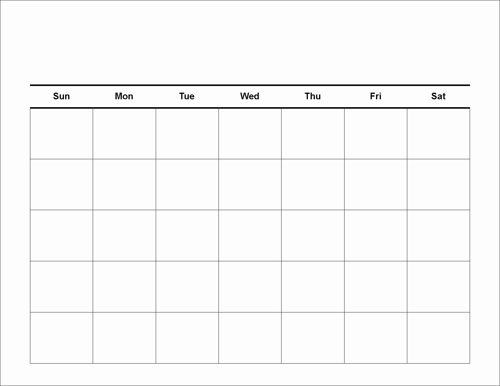 blank weekly schedule template elegant 4 weekly calendar in