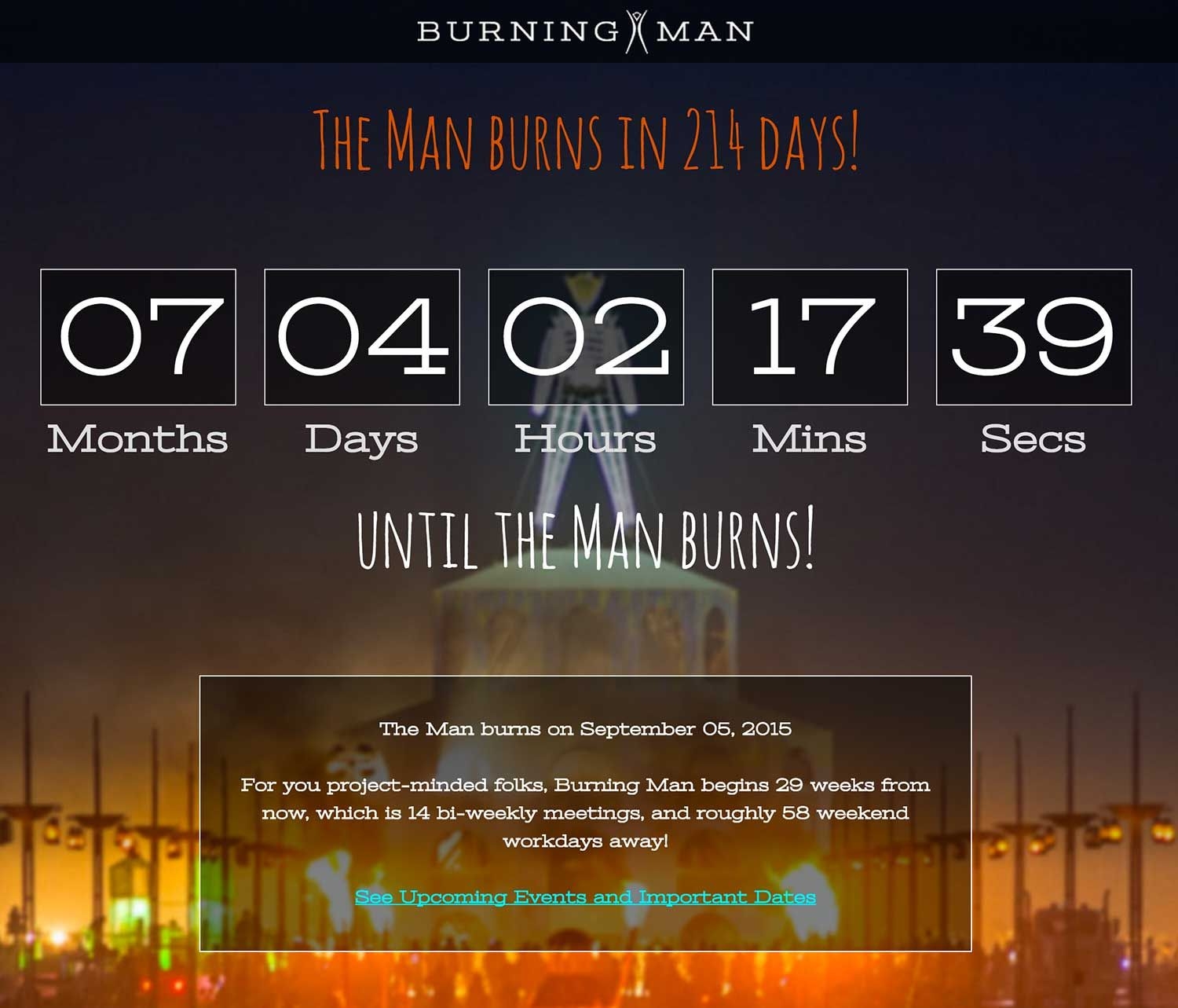 burning man countdown | burning man