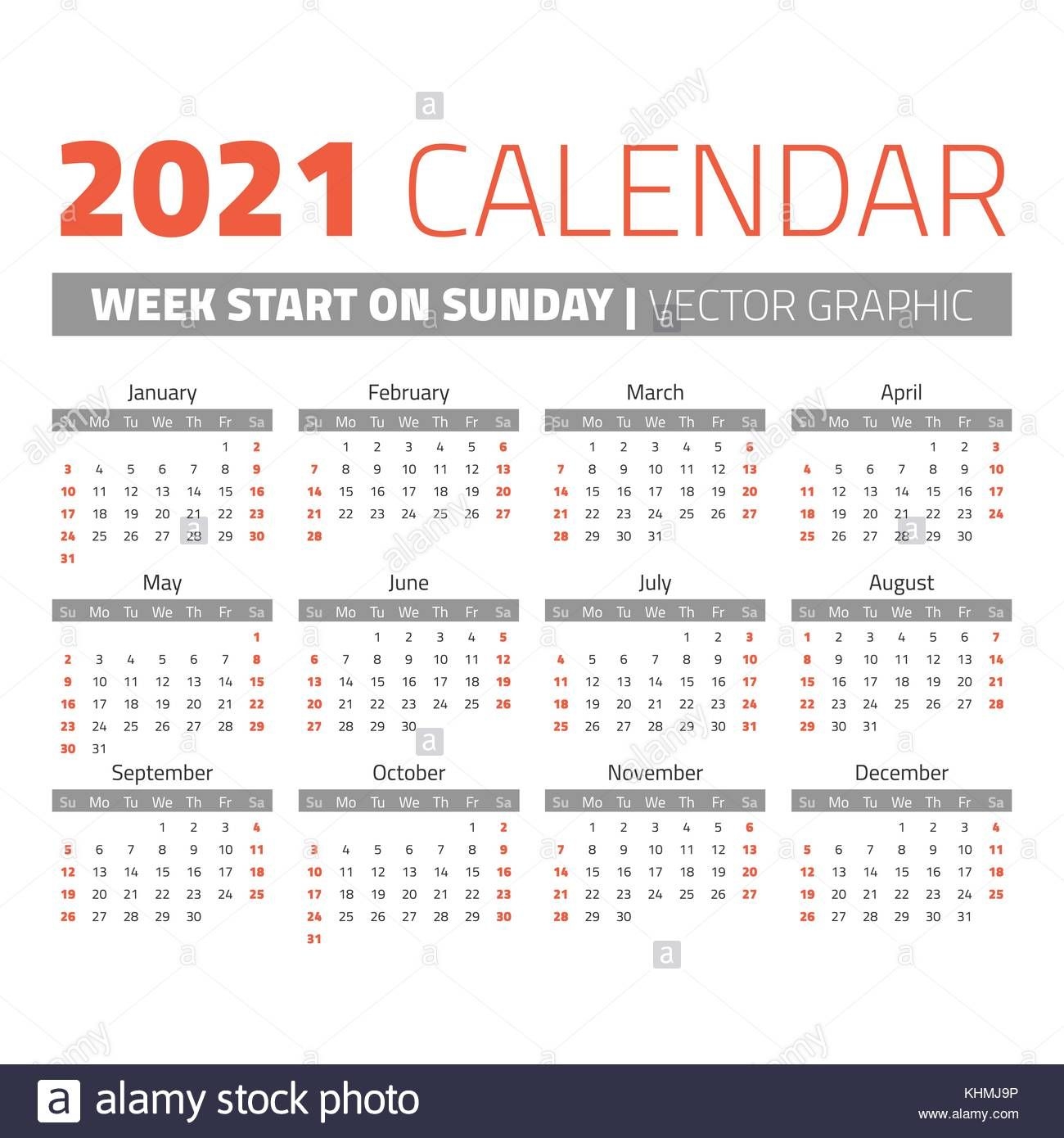 Calendar 2021 High Resolution Stock Photography And Images