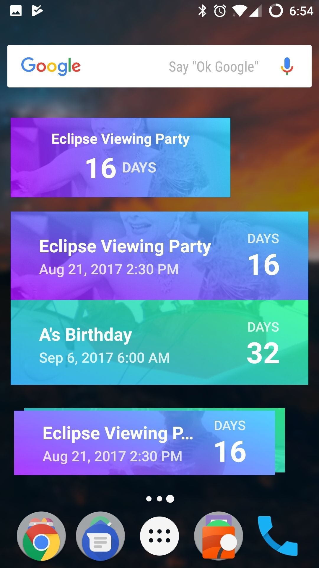 Calendar Countdown App Android In 2020 | Birthday Calendar
