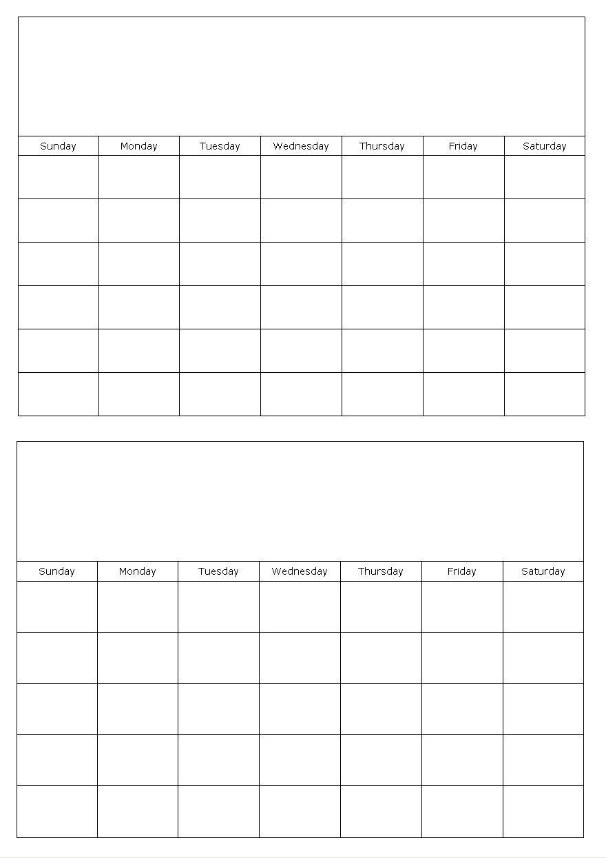 Calendar Templates | Blank Calendar, Blank Calendar Template