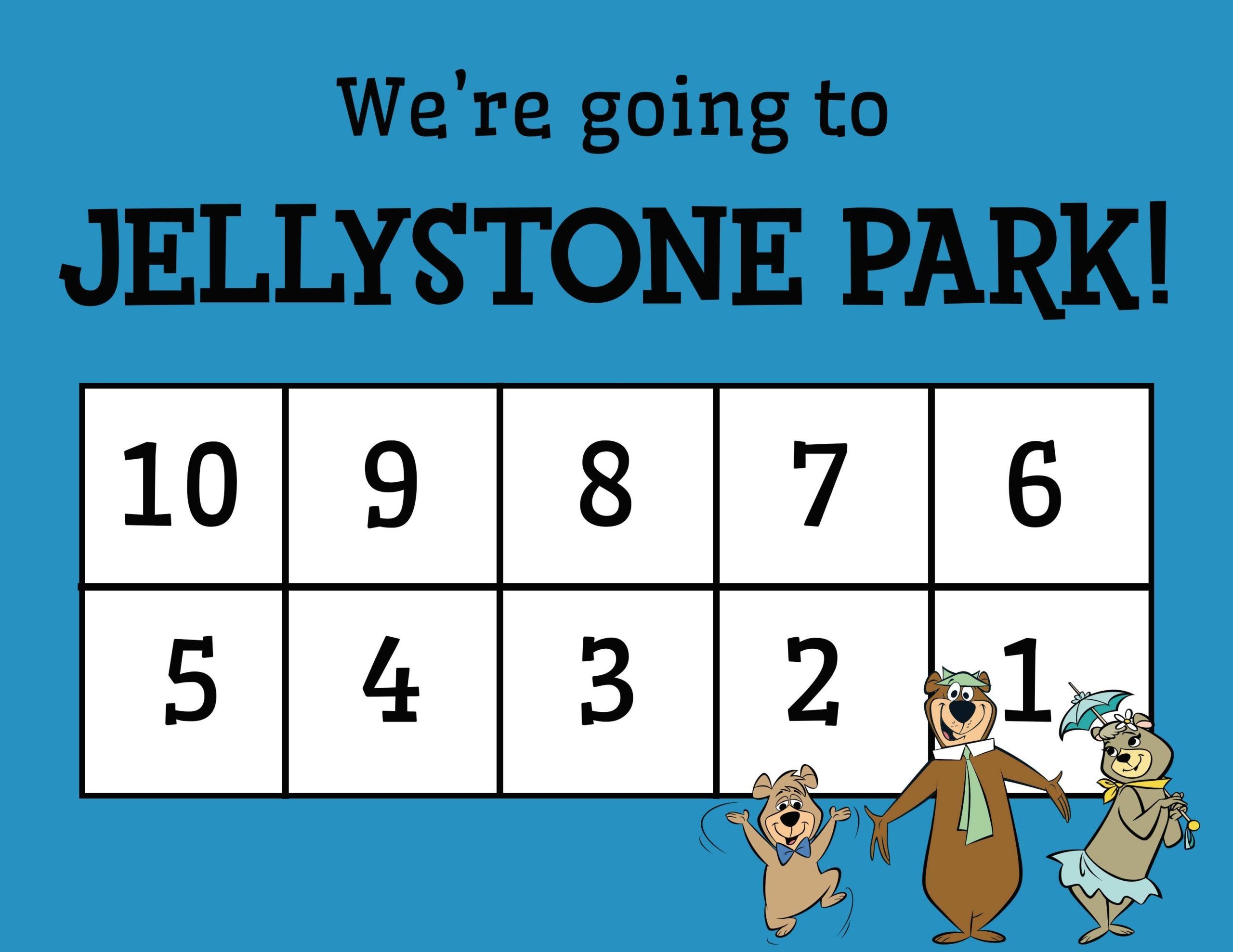 countdown calendar yogi bear's jellystone park