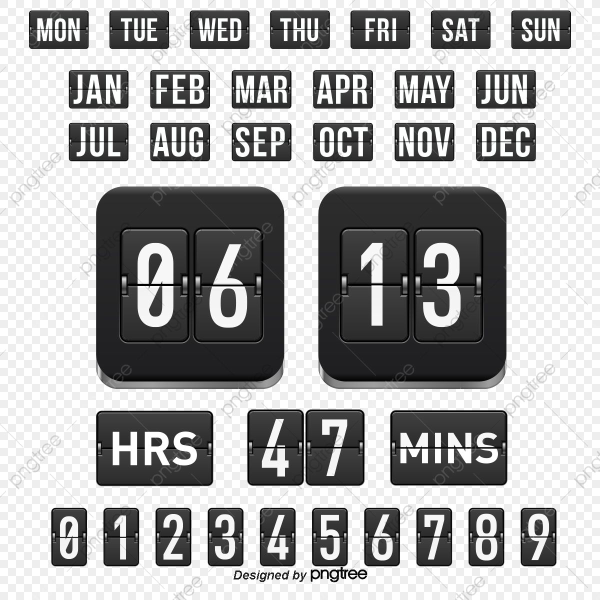 Countdown Template, Time, Date, Countdown Png And Vector