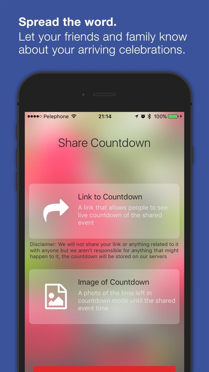 countdown timer iphone