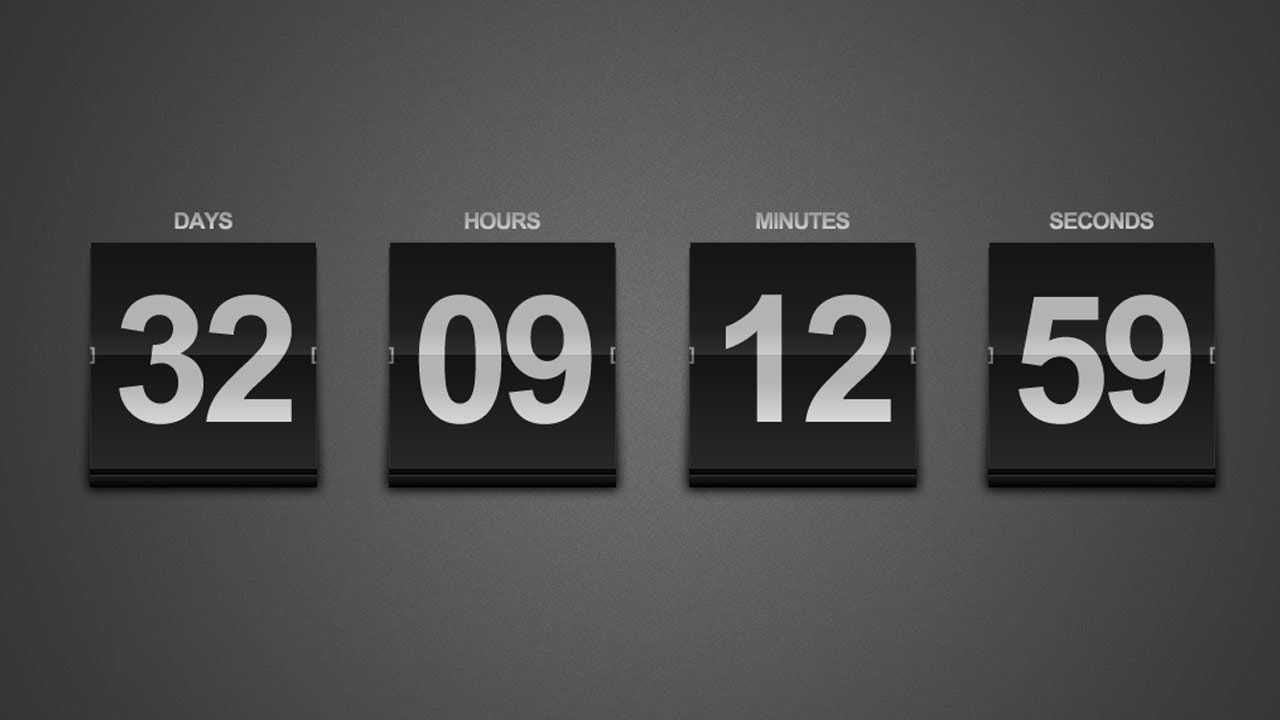 Create A Sleek Countdown Timer — Photoshop Tutorial | Adobe