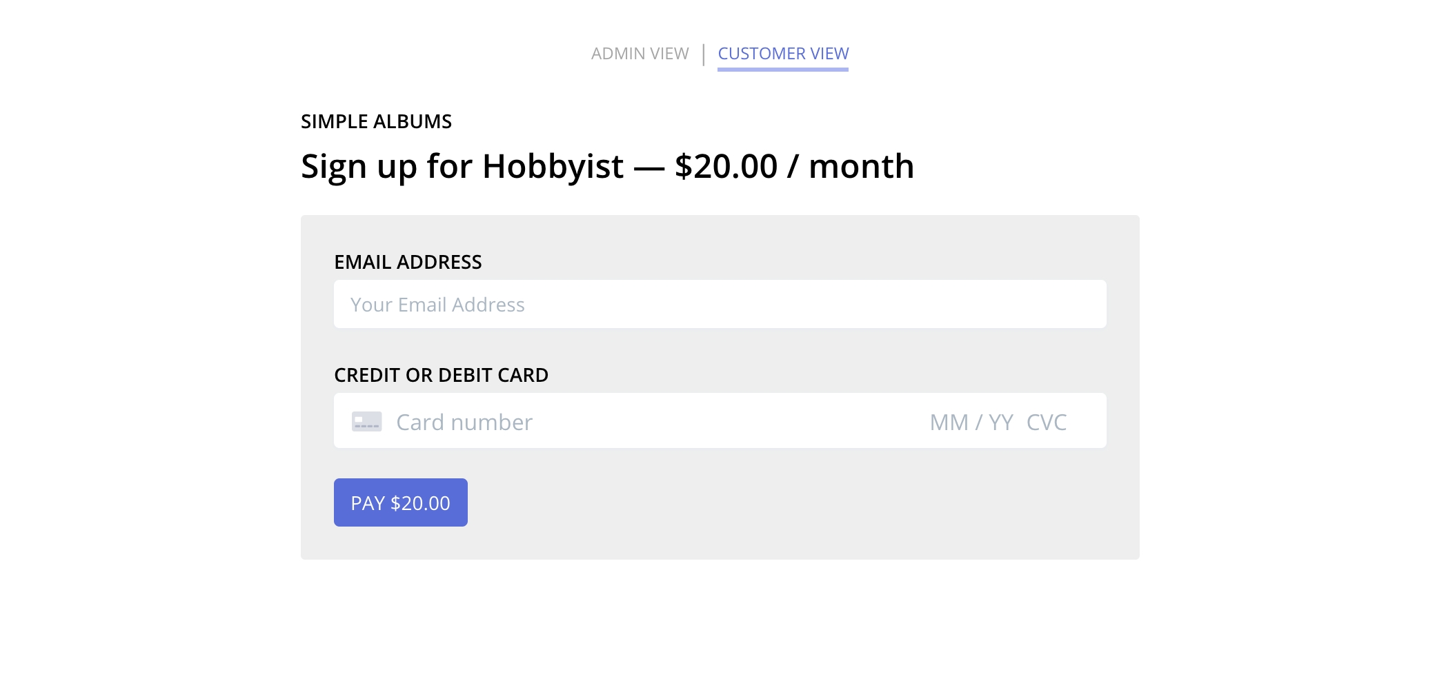 Creating Monthly Recurring Subscriptions In Stripe Using