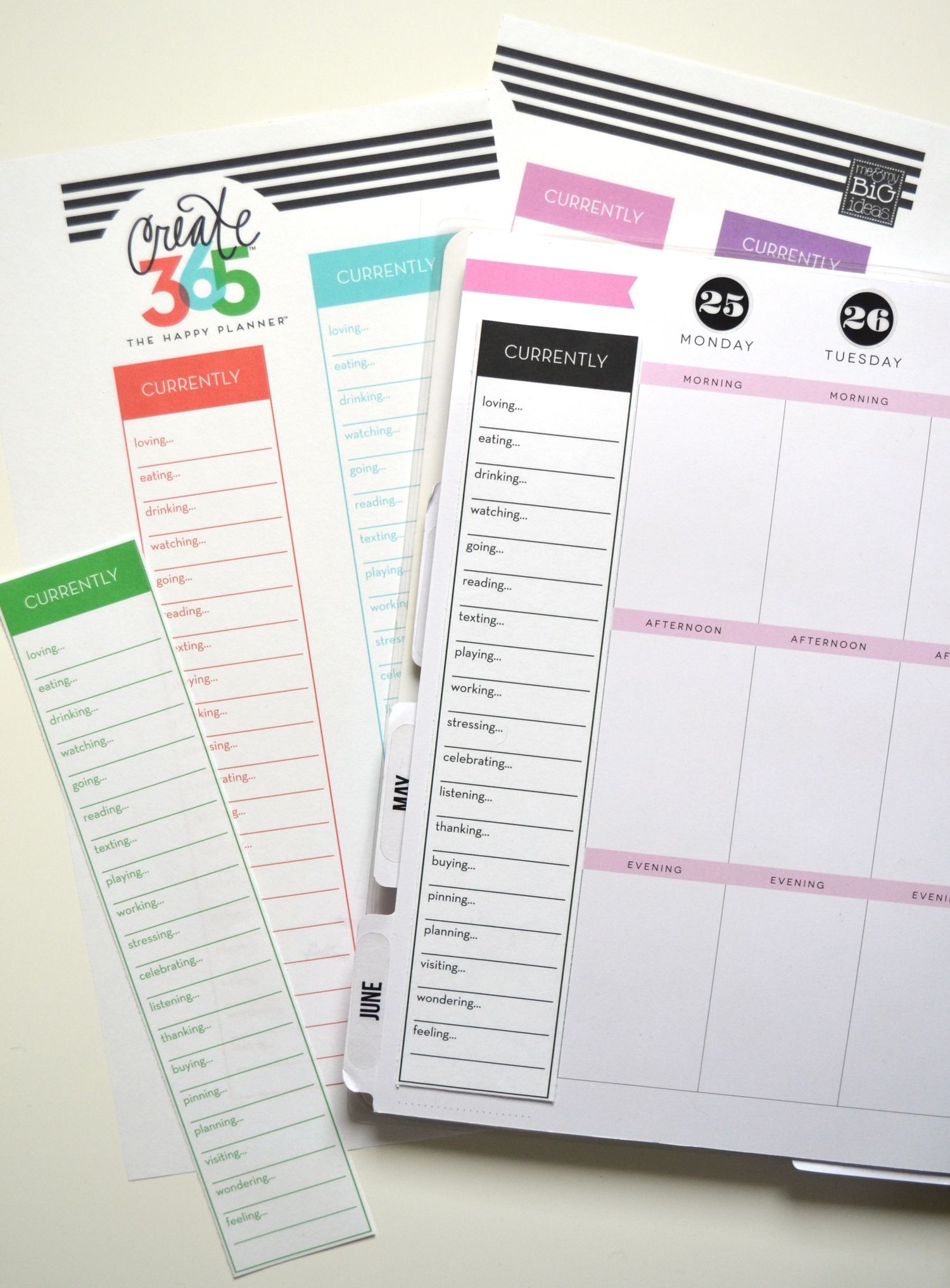 Currently' Free Printables For The Happy Planner™ | Happy