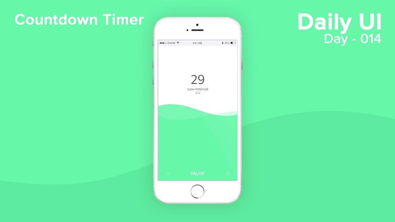 daily ui day 014 countdown timer