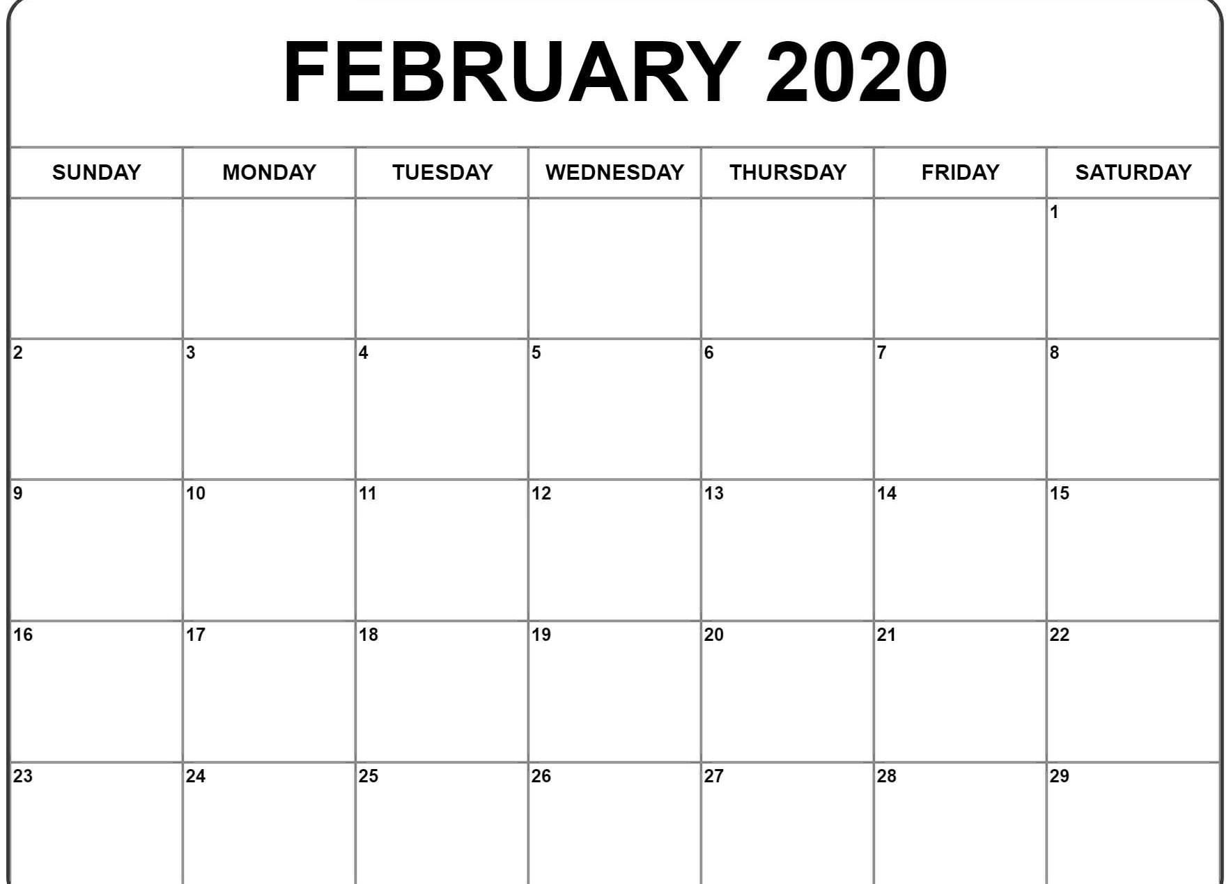 dashing 2020 calender with numbered days in 2020 | calendar