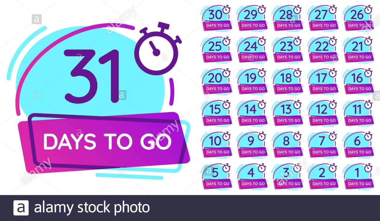 Days To Go Badge Business Day Countdown, Release Date