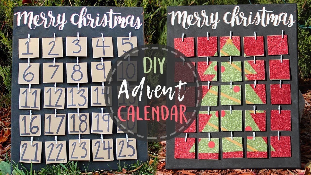 diy advent calendar countdown to christmas!🎄