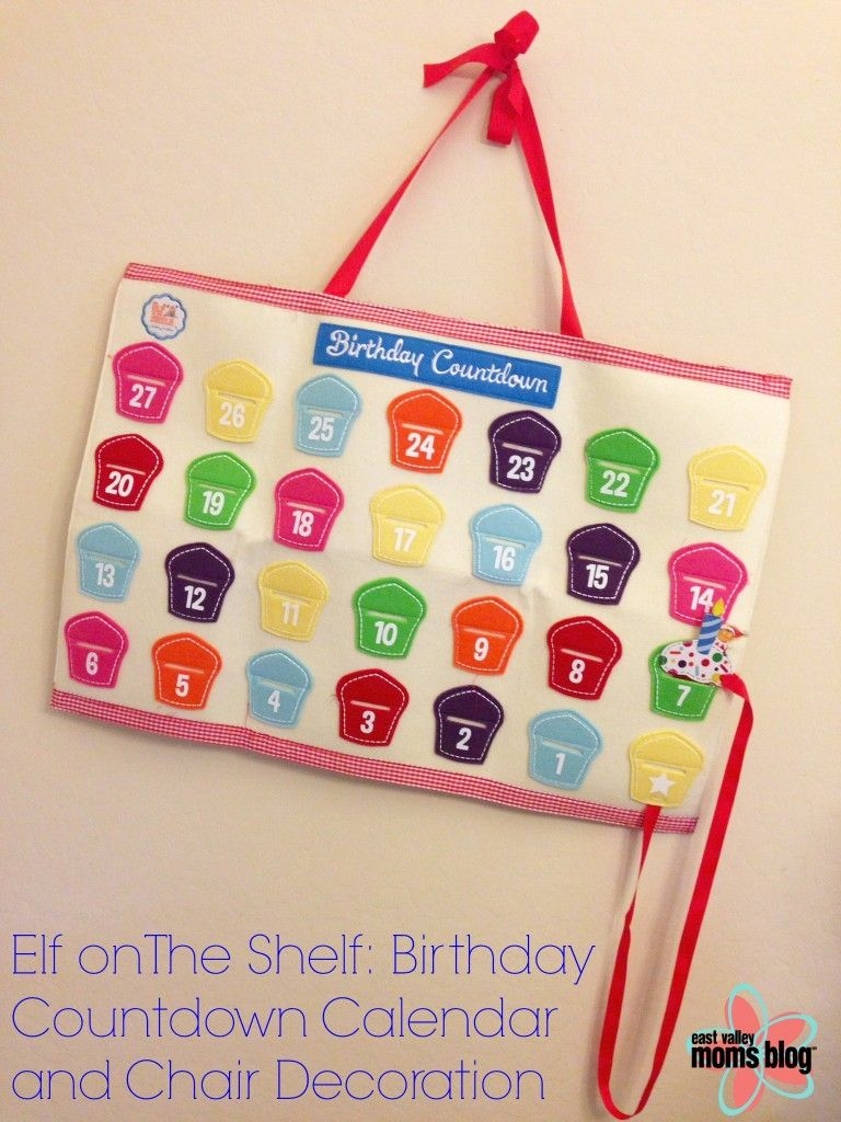 Elf On The Shelf: A Birthday Tradition Countdown Calendar