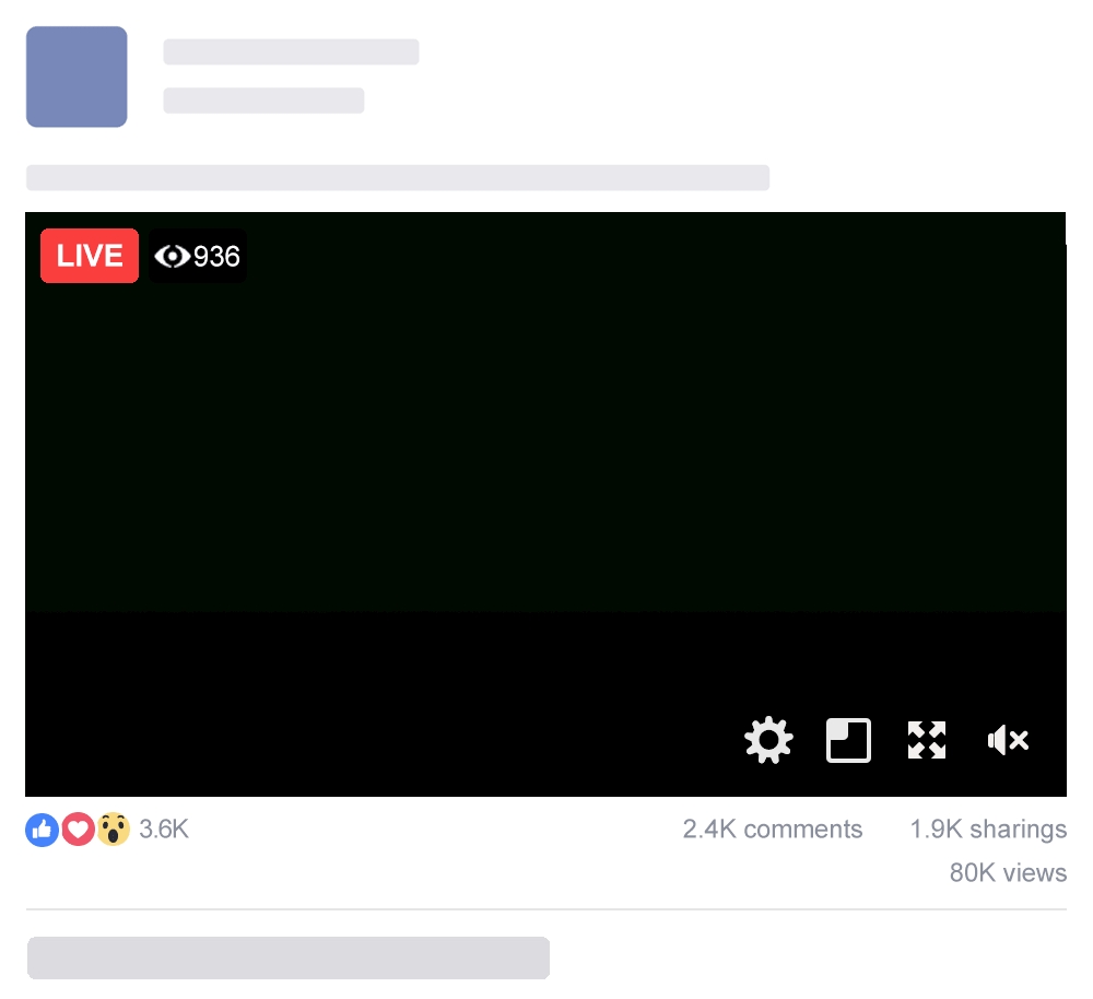 facebook live countdown | livereacting