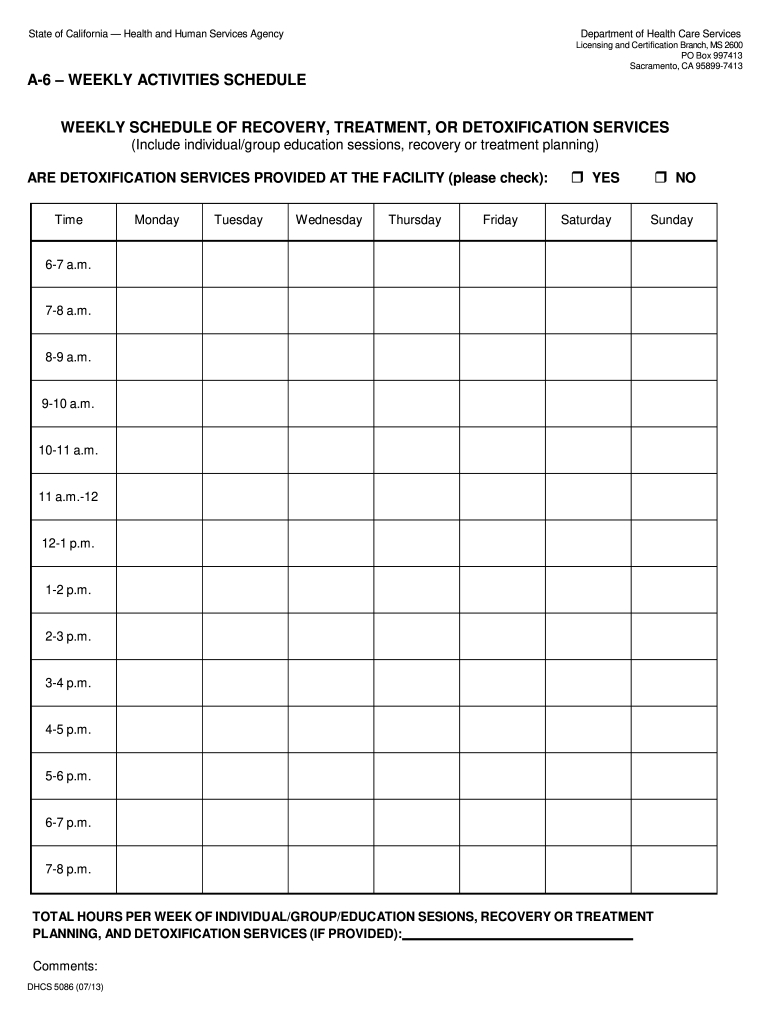 Fillable Weekly Schedule Fill Online, Printable, Fillable
