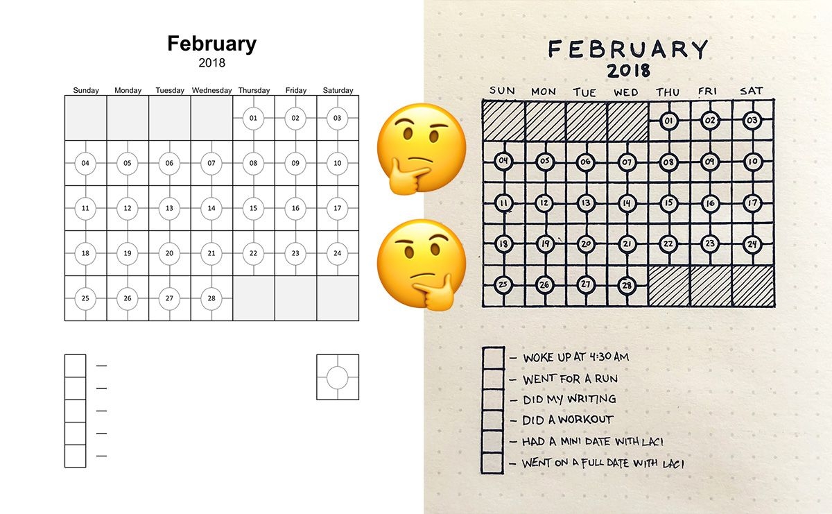 Five Habit Tracker (free Printable Pdf) | Seanwes