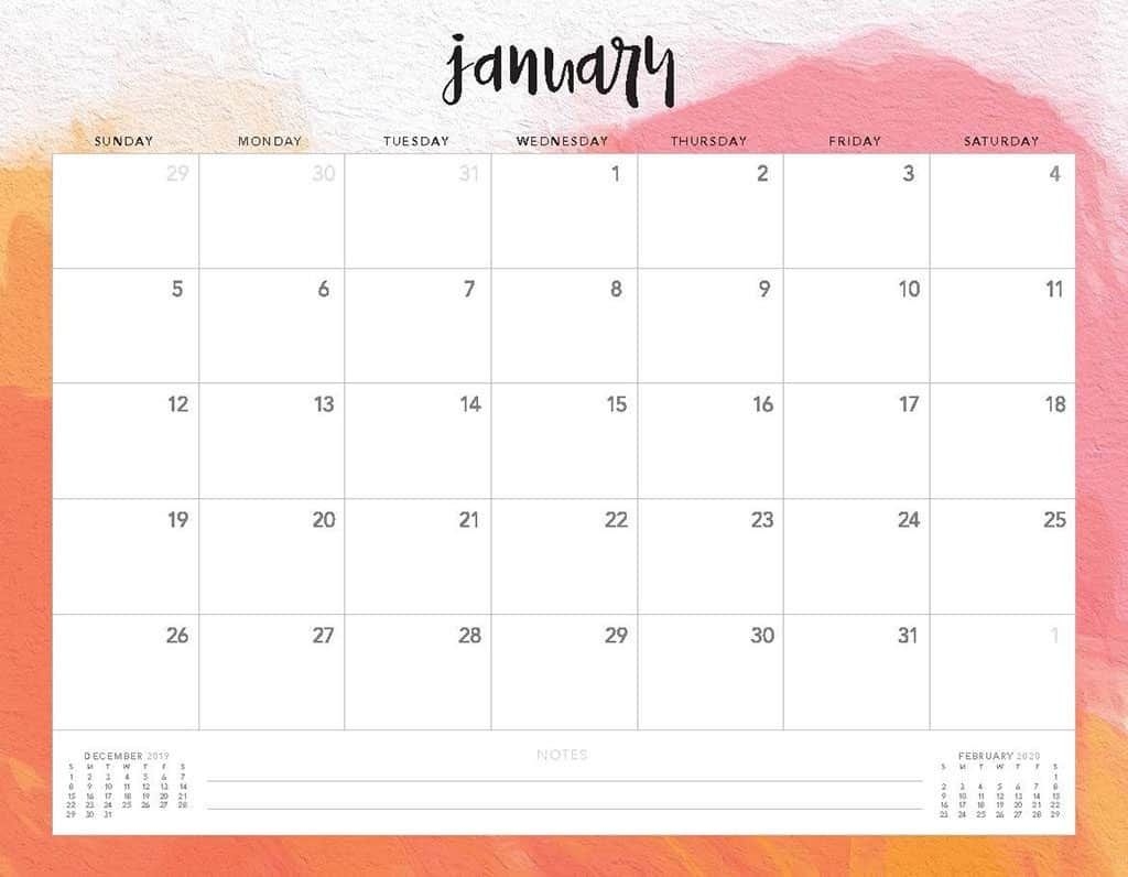 Free 2020 Printable Calendars 51 Designs To Choose From!