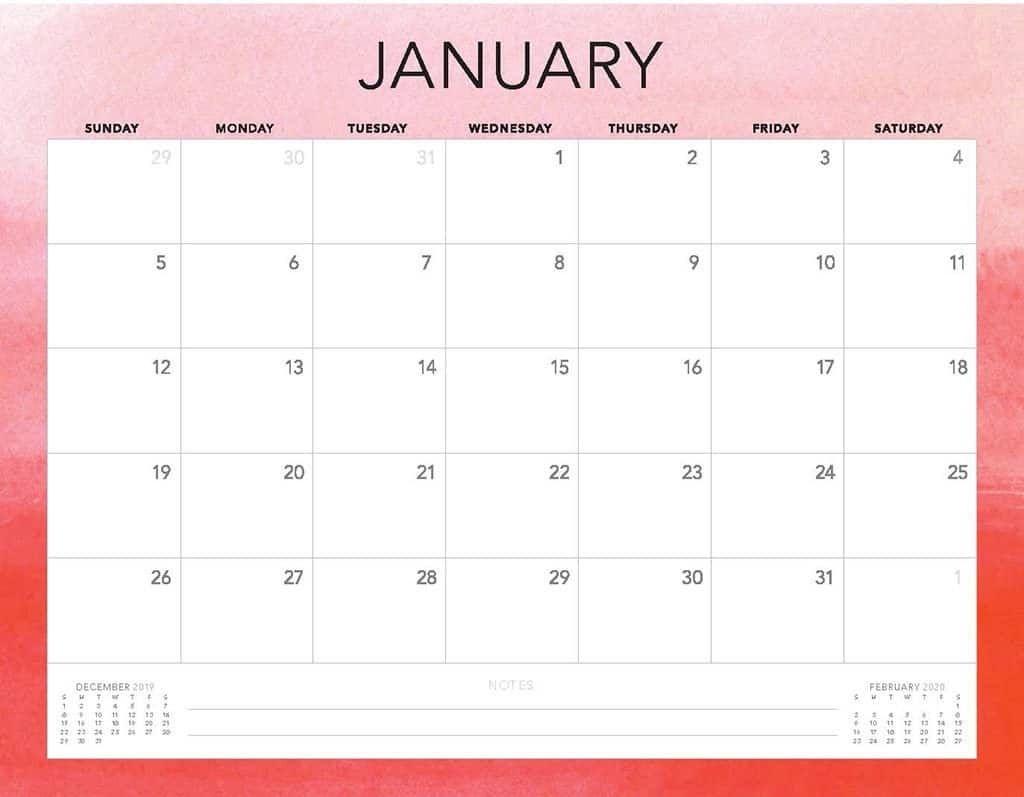 Free 2020 Printable Calendars 51 Designs To Choose From!