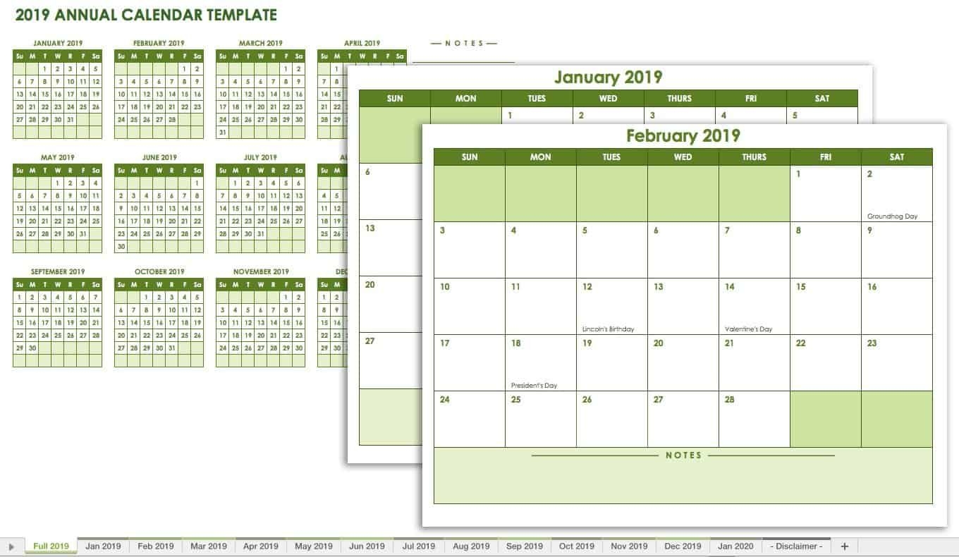 Free Blank Calendar Templates Smartsheet